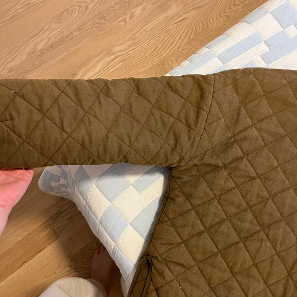 Micaela Greg polyfill quilted jacket in green/cedar size small - Picture 8 of 13